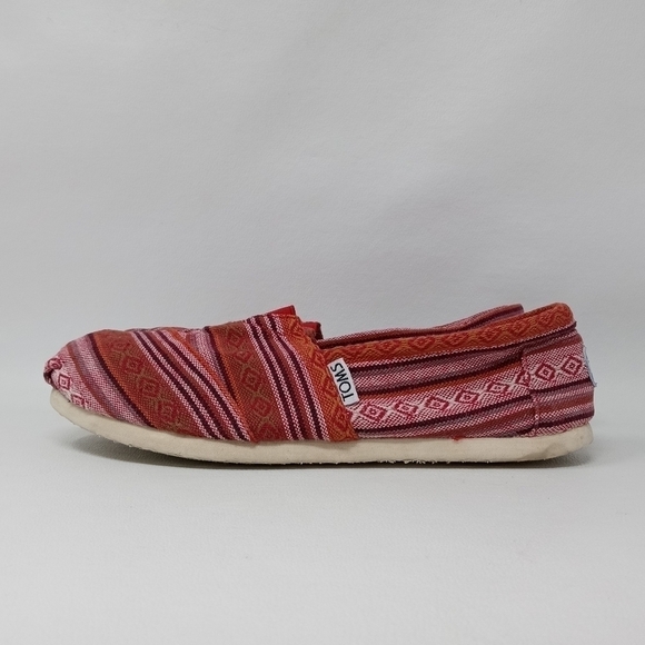 Toms Multicolor Line And Diamond Loafers, Women's Size 8.5 - Picture 3 of 13